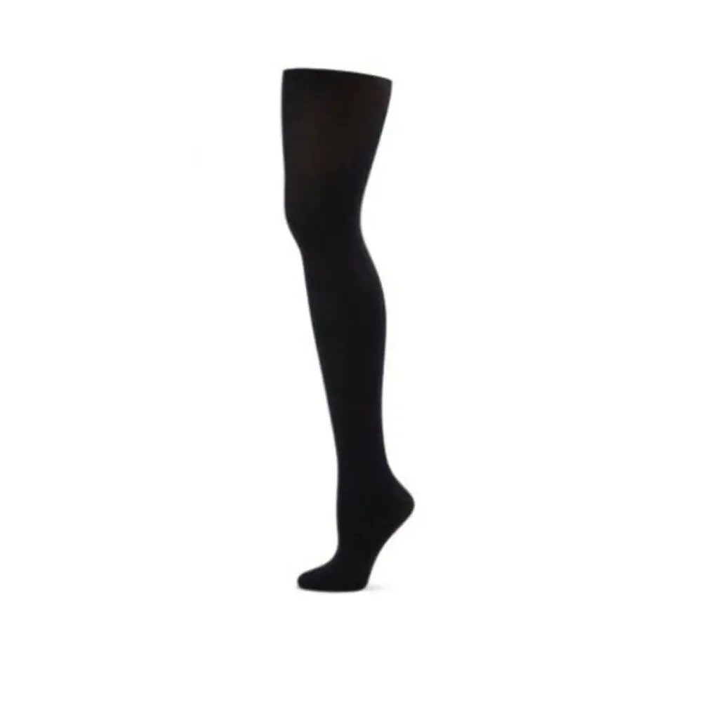 Capezio Kids Hold and Stretch Footed Tights Black Size M